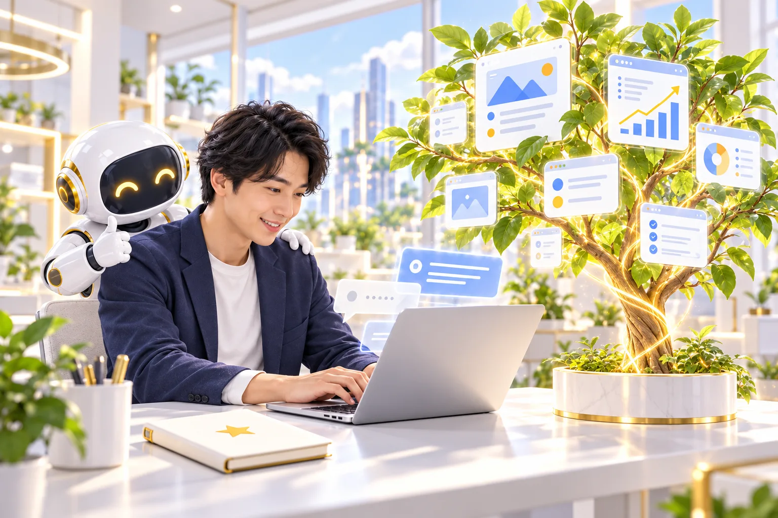 最後は、自分で育て続けられる状態にのイメージ